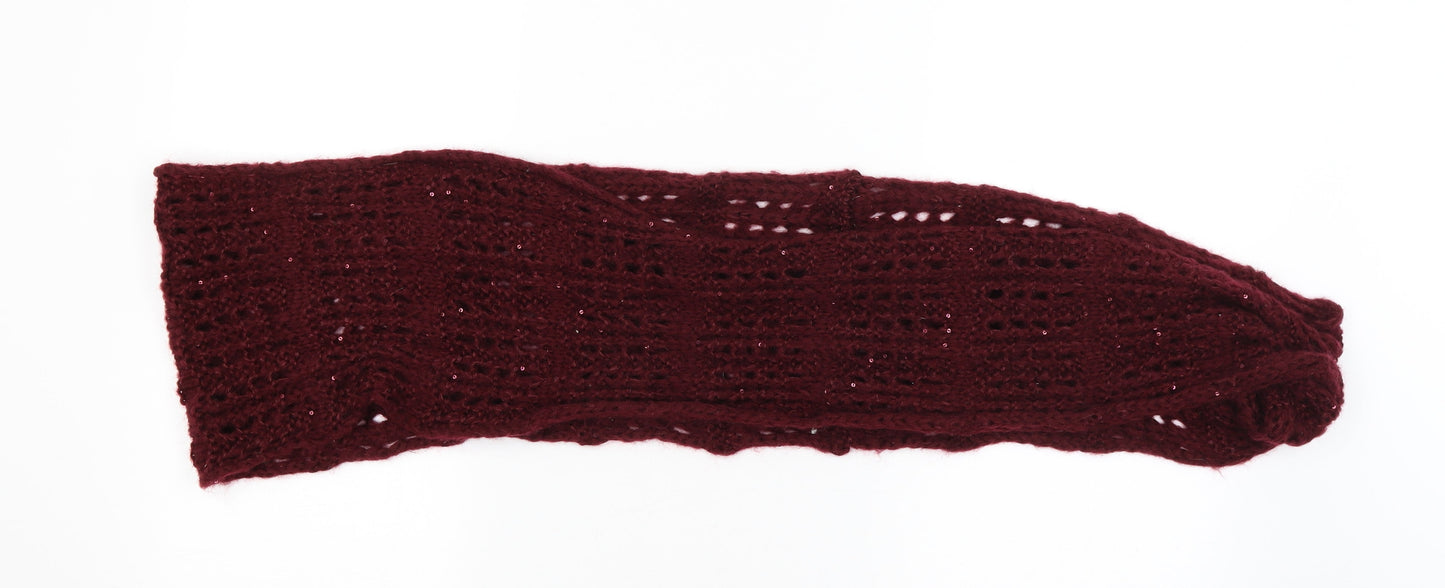 Preworn Womens Red Shawl/Wrap