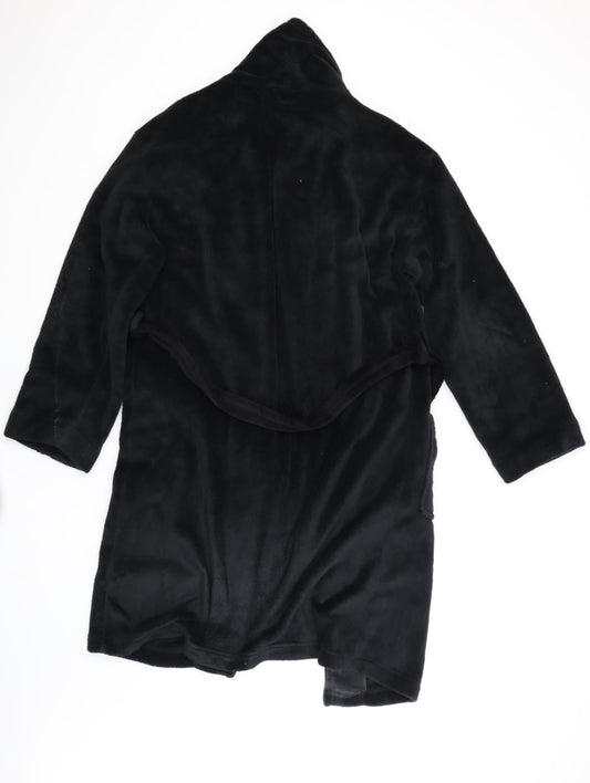 Cedar Wood State Mens Black Solid Gown Size S