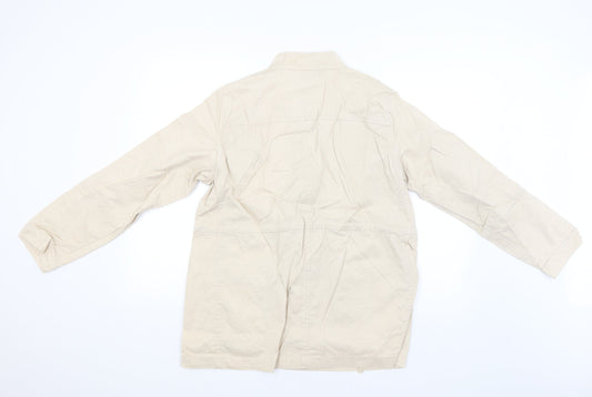 CAPSULE Womens Beige Jacket Coat Size 14