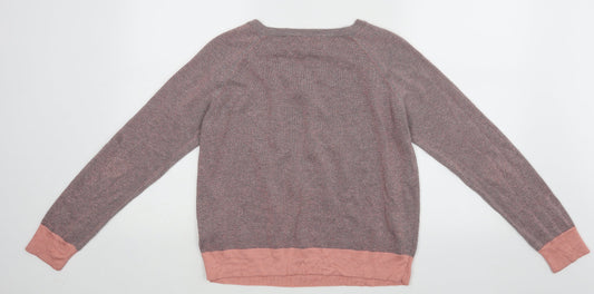 Limited Collection Womens Pink Basic Blouse Size 12