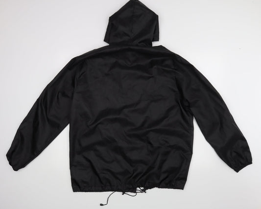 Rainy Days Mens Black Rayon Jacket Size M