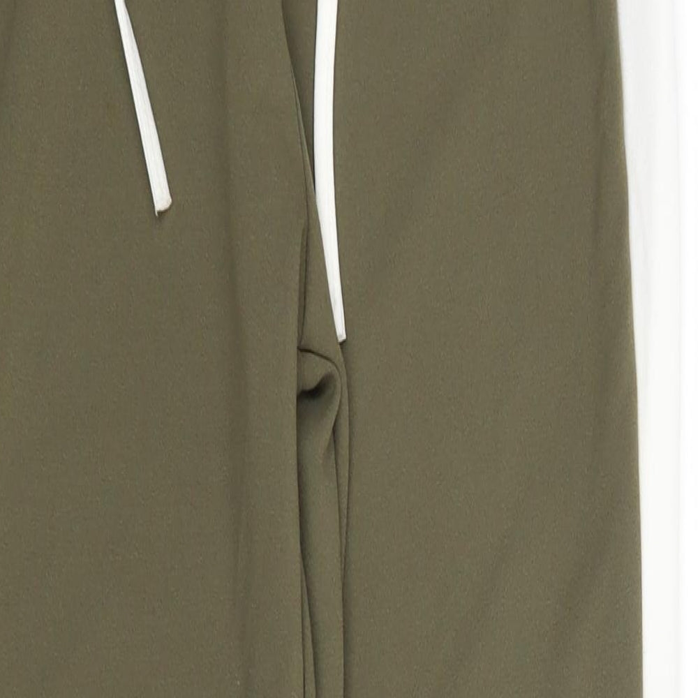 PRETTYLITTLETHING Womens Green Jogger Trousers Size 8 L27 in
