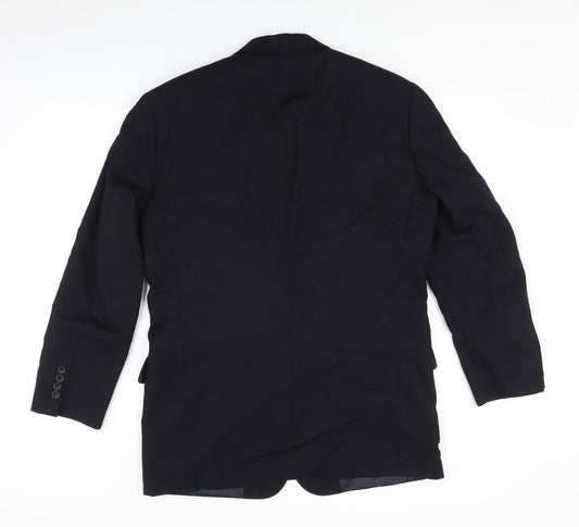 Studio Daks Womens Blue Jacket Suit Jacket Size 48