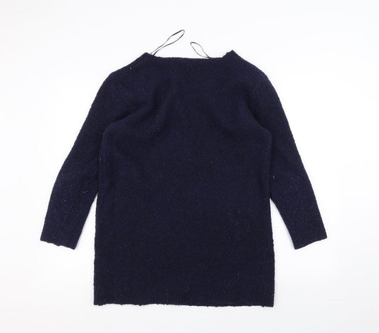 Peacocks Womens Blue Pullover Jumper Size M