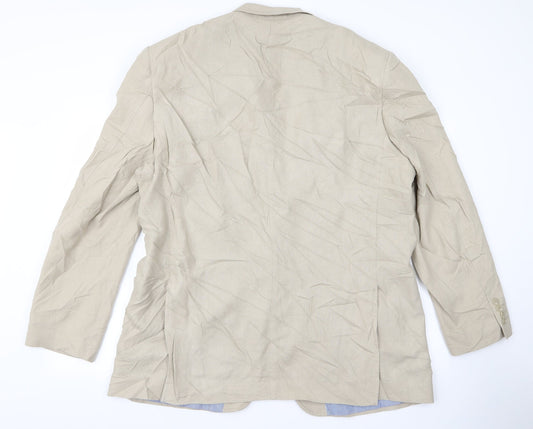m&s Womens Beige Jacket Size M