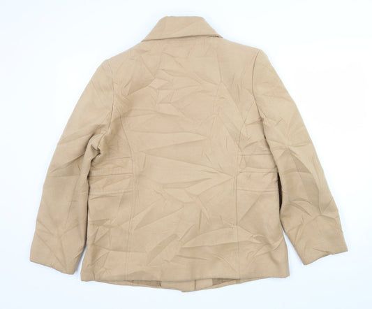 Kesta Womens Beige Jacket Size 14
