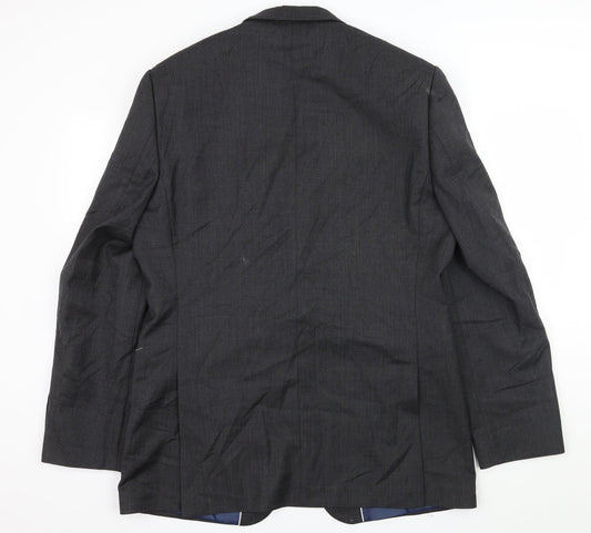 John Lewis Mens Grey Jacket Suit Jacket Size L