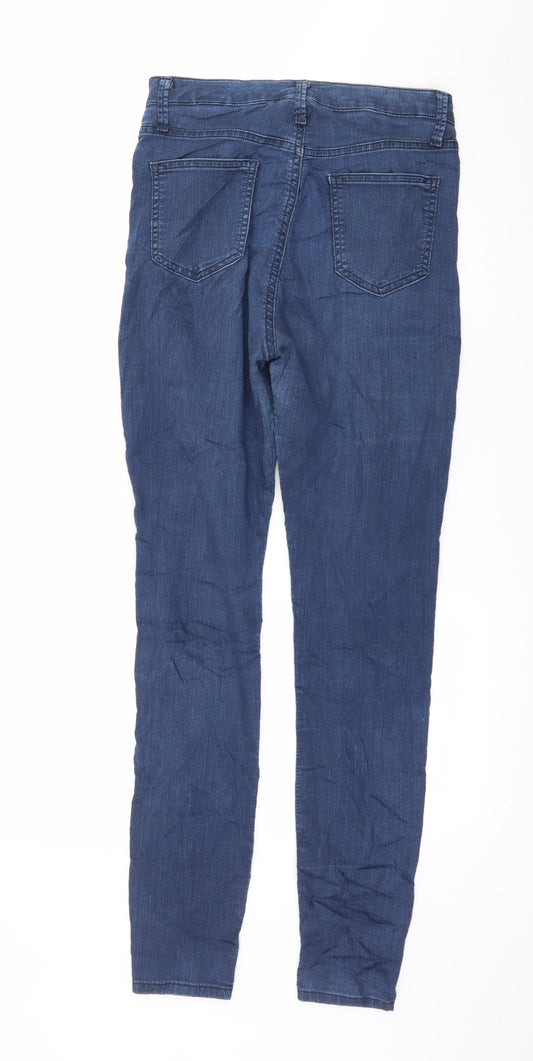Marks and Spencer Womens Blue Denim Skinny Jeans Size 8 L30 in