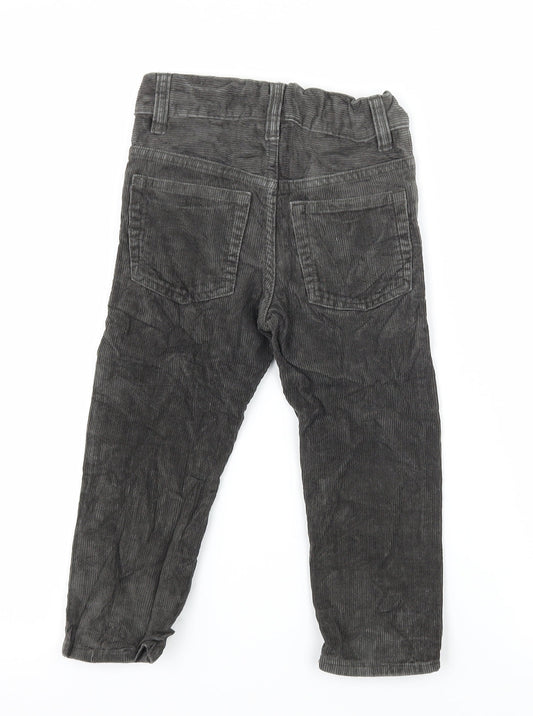 Gap Boys Grey Corduroy Straight Jeans Size 2 Years