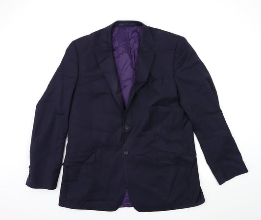 Paul Costelloe Mens Blue   Jacket Suit Jacket Size 42