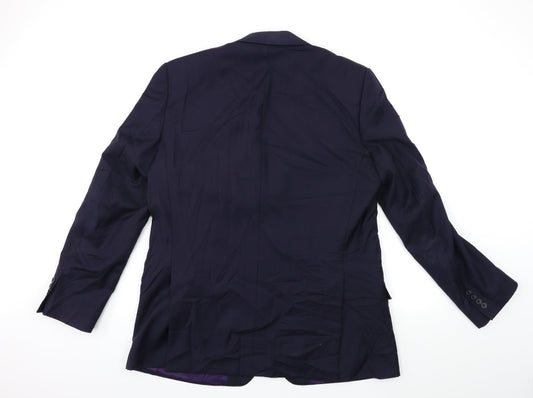 Paul Costelloe Mens Blue   Jacket Suit Jacket Size 42