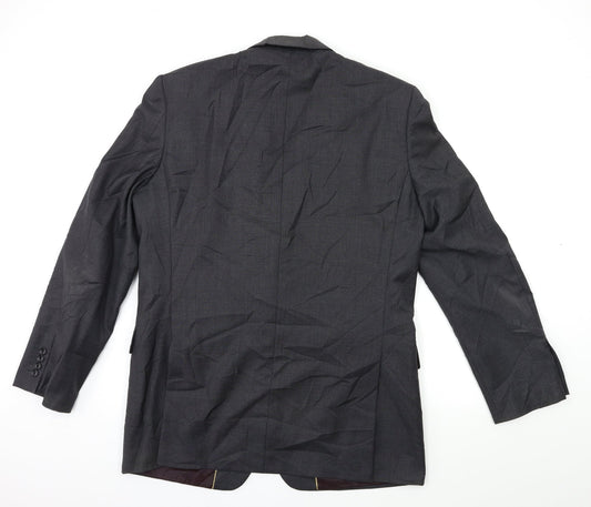 CHESTER Mens Grey Jacket Suit Jacket Size 42