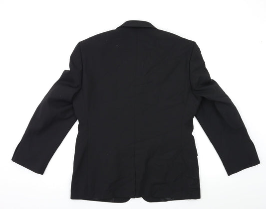 George Mens Black Jacket Suit Jacket Size 38