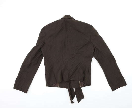 Per Una Womens Brown Jacket Blazer Size 10