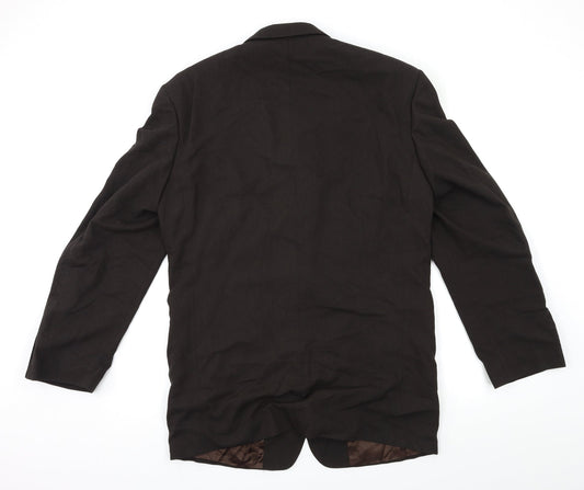 Preworn Mens Brown Jacket Suit Jacket Size 42