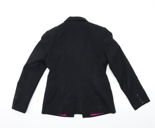 Topshop Womens Black Jacket Blazer Size 10