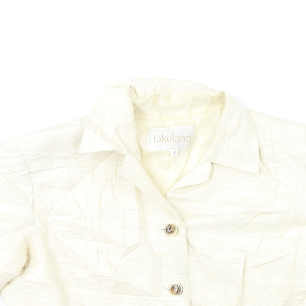 Lakeland Womens Beige Jacket Size 12