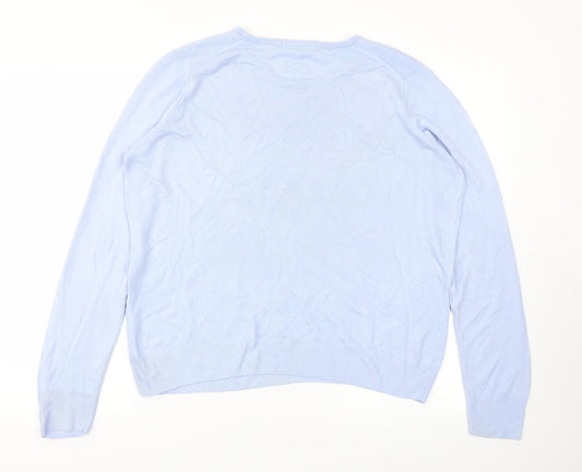 Marks & Spencer Womens Blue Pullover Jumper Size 14