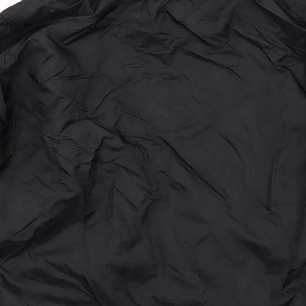 SQV Womens Black Rain Coat Coat Size 14