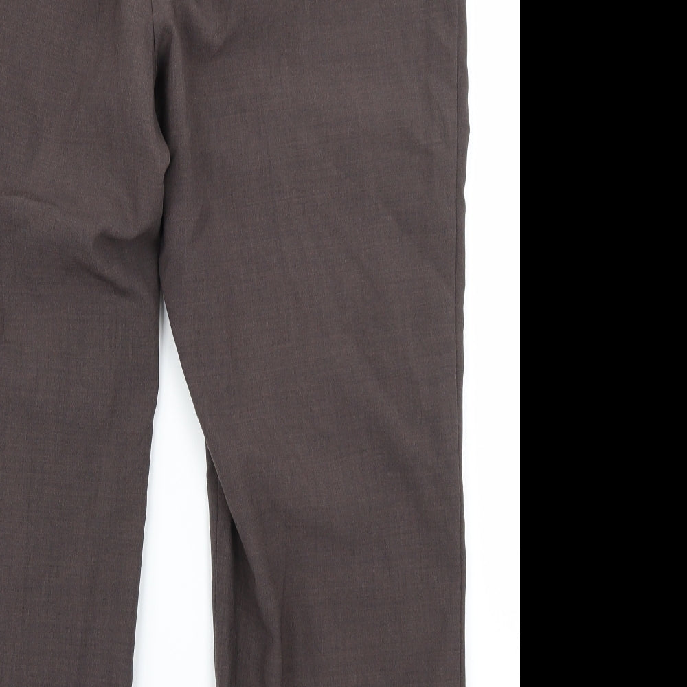 Preworn Womens Brown Trousers Size 20 L24 in