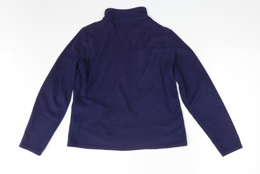 M&S Womens Blue Cardigan Jumper Size 14