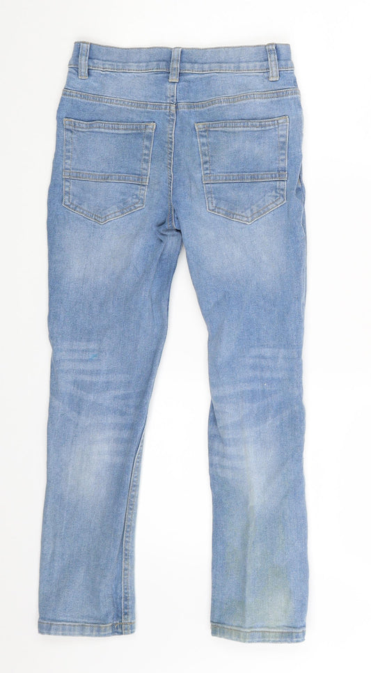 Blue Zoo Girls Blue Denim Skinny Jeans Size 10 Years