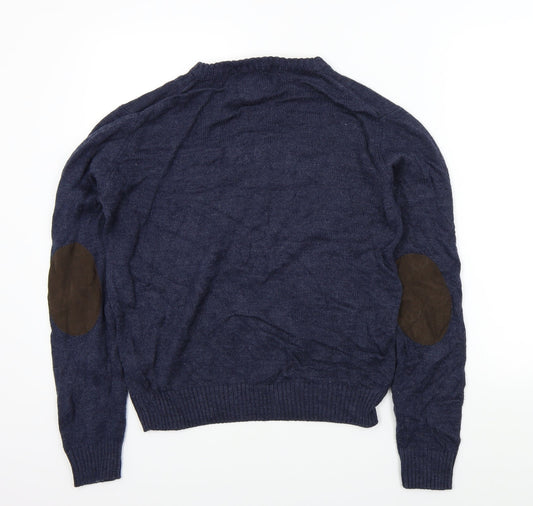 alcott Mens Blue Pullover Jumper Size M