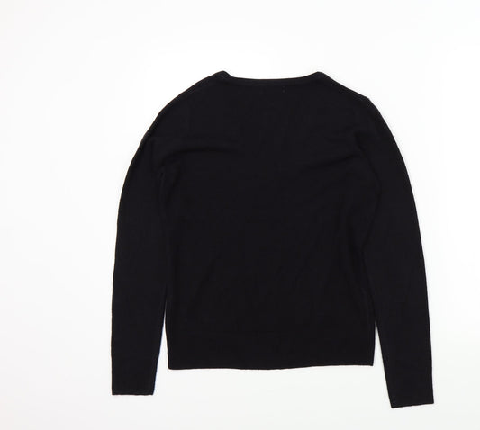 mk one Womens Black Pullover Jumper Size M