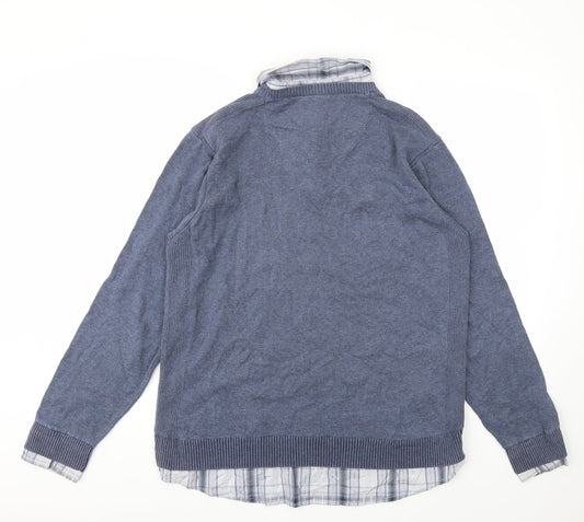 NEXT Mens Blue Pullover Sweatshirt Size L