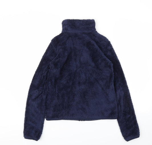 Union Girls Blue Full Zip Hoodie Size S
