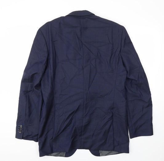 Preworn Mens Blue Jacket Blazer Size 40