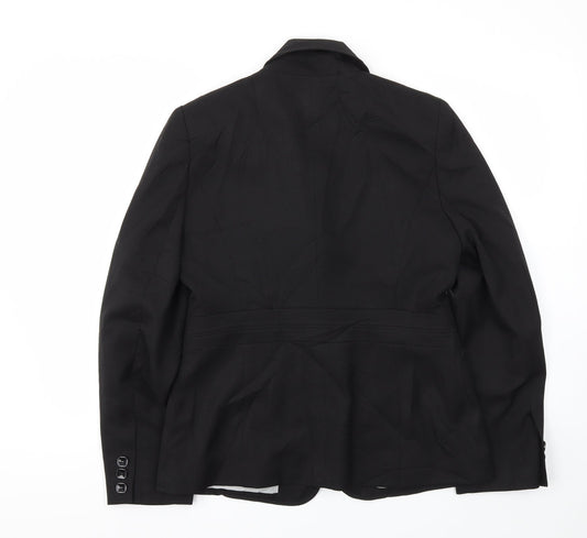 BHS Womens Black Jacket Blazer Size 12