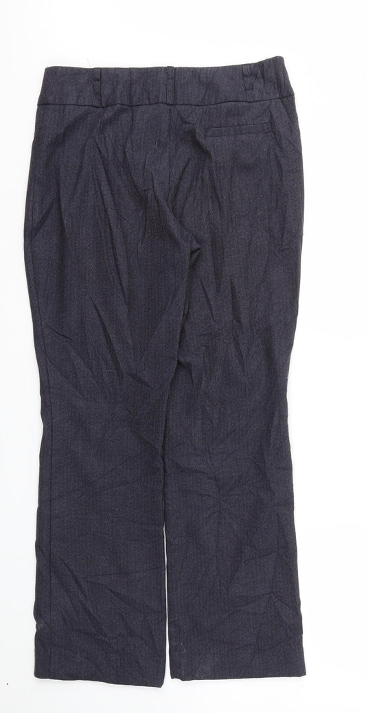 NEXT Womens Blue Trousers Size 10 L28 in