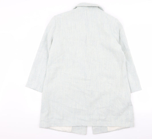 dept 19 Womens Blue Jacket Blazer Size 14