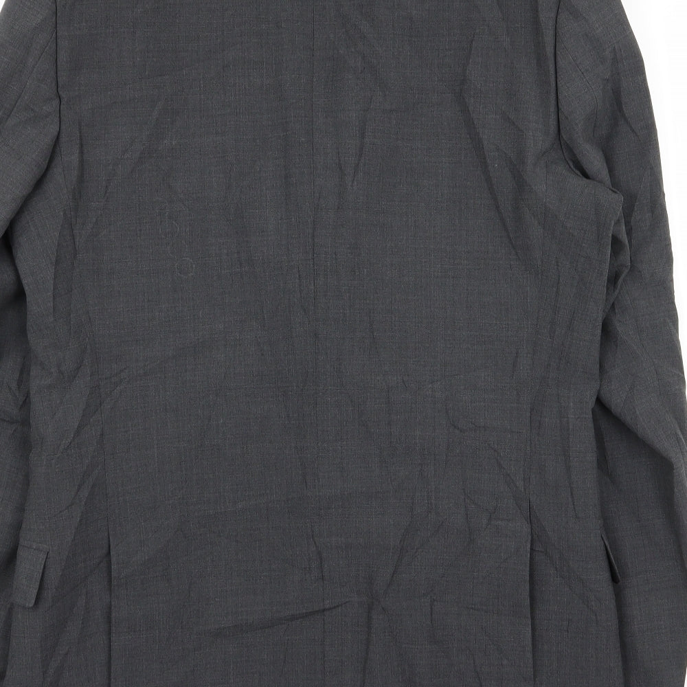 M&S Mens Grey Jacket Blazer Size 38