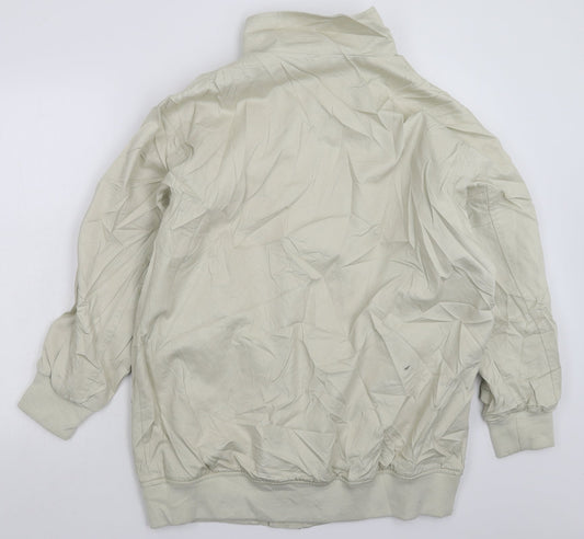 ASOS Womens Grey Bomber Jacket Jacket Size 8 - Oversized