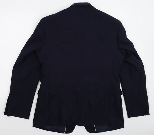 Marks and Spencer Mens Blue Jacket Suit Jacket Size 42