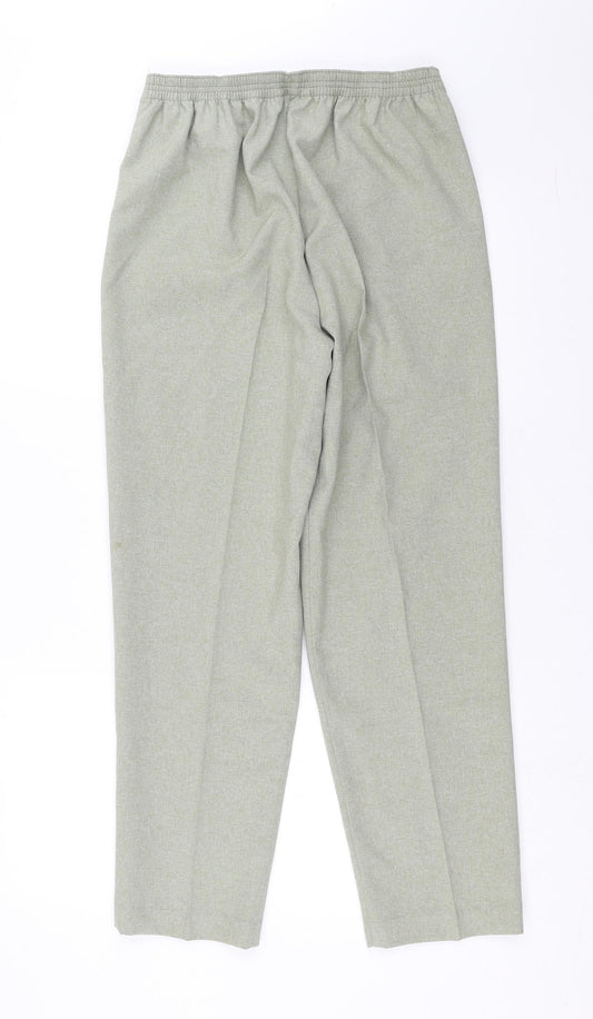 Classic Womens Green Trousers Size 12 L28 in