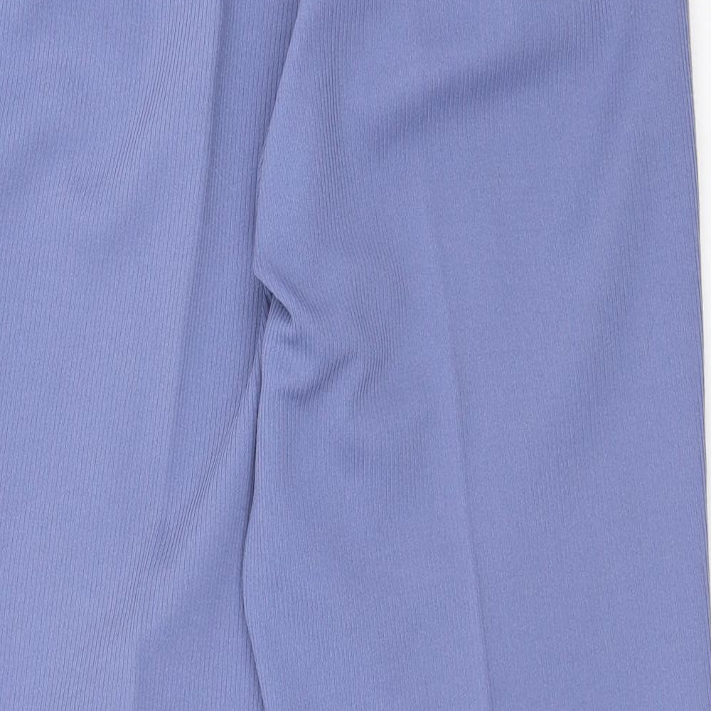 Preworn Womens Purple Striped Trousers Size 26 in L25 in