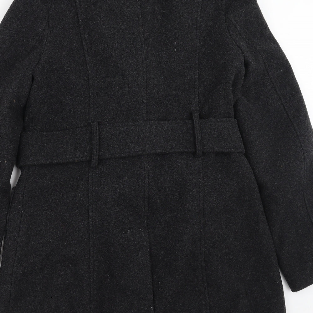 Primark Womens Grey Pea Coat Coat Size 12