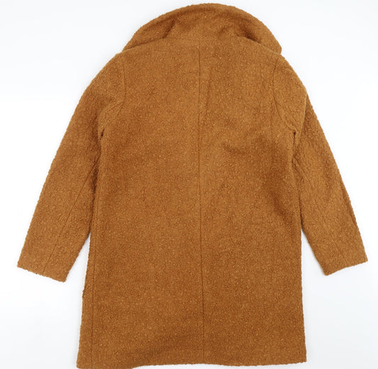 PEP&CO Womens Brown Jacket Coat Size 8