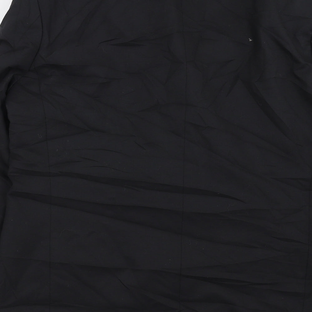 Marks and Spencer Mens Black Jacket Suit Jacket Size 38