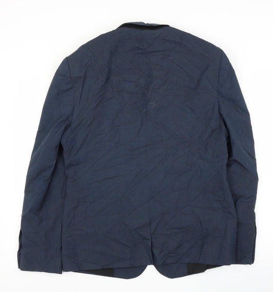 ASOS Womens Blue Jacket Suit Jacket Size 40
