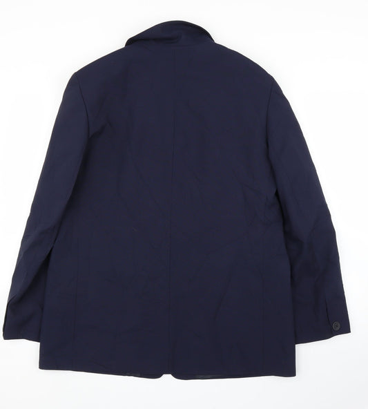 Preworn Mens Blue Jacket Suit Jacket Size 40