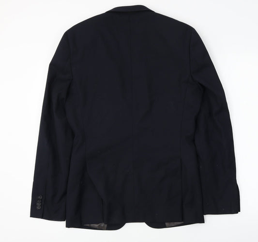 Topman Mens Blue Jacket Blazer Size 36