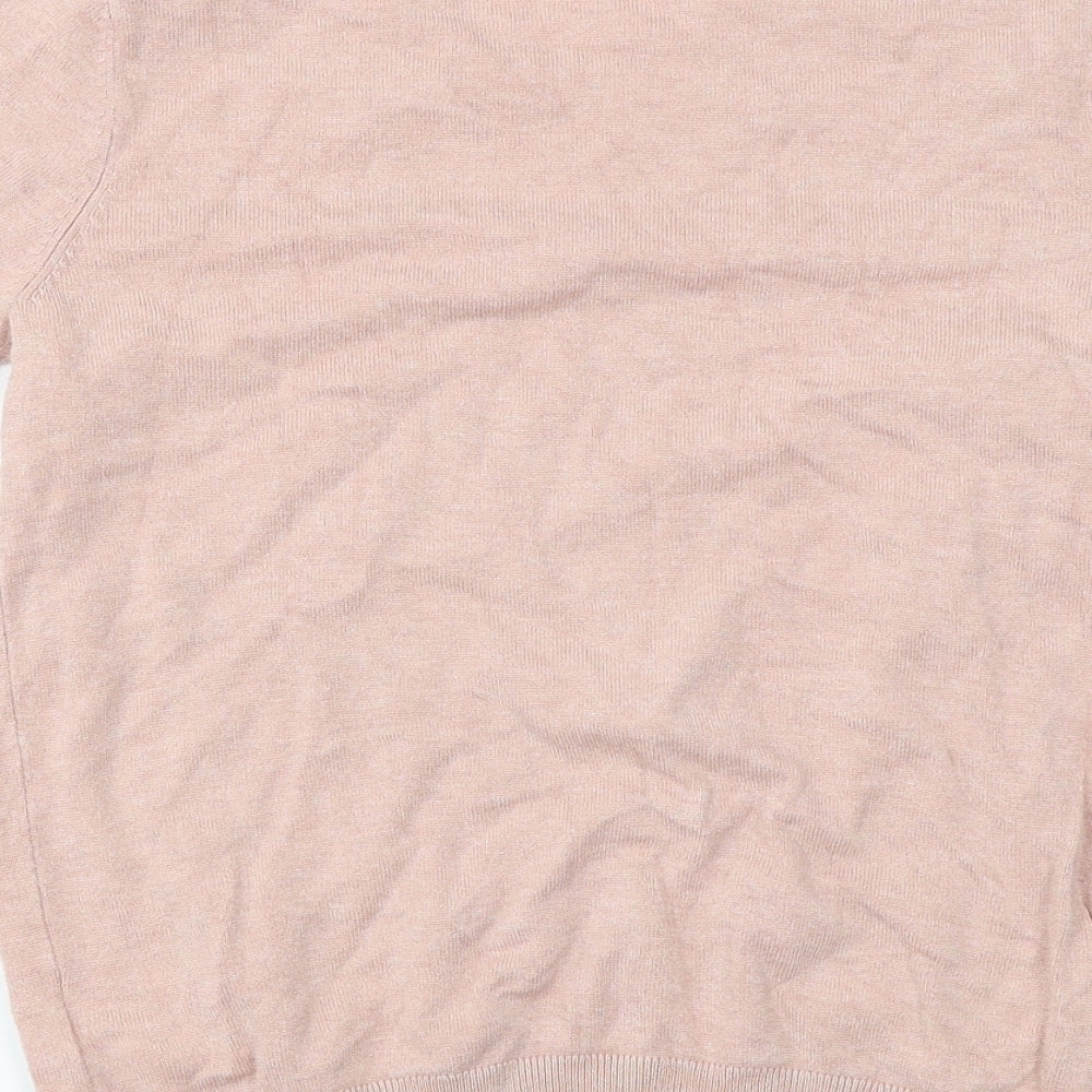 H&M Womens Pink Pullover Jumper Size S