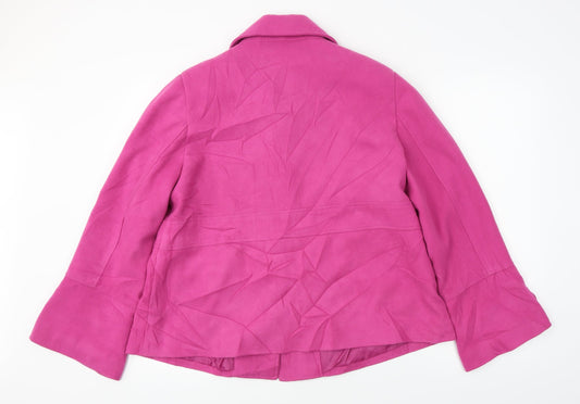 CMD Womens Pink Jacket Coat Size 16