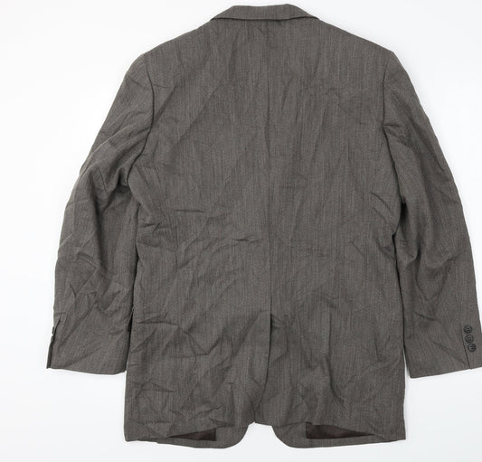 Diplomazia Mens Brown Jacket Blazer Size 40
