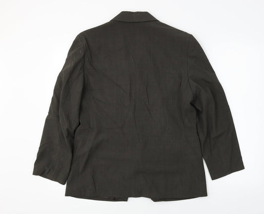 Yarell Womens Green Jacket Blazer Size 12
