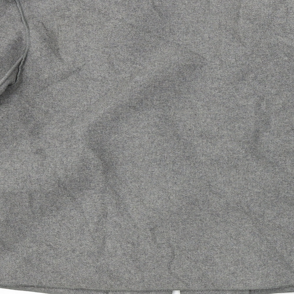 Brand and care label for LEE COOPER women’s grey jacket coat, size UK 10